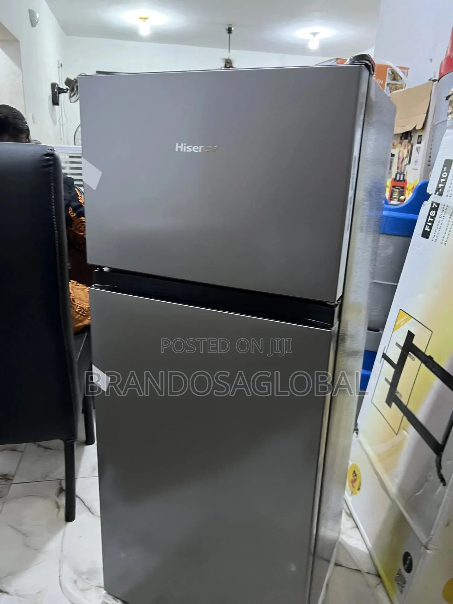 Original Hisense Double Door Fridge – 124l
