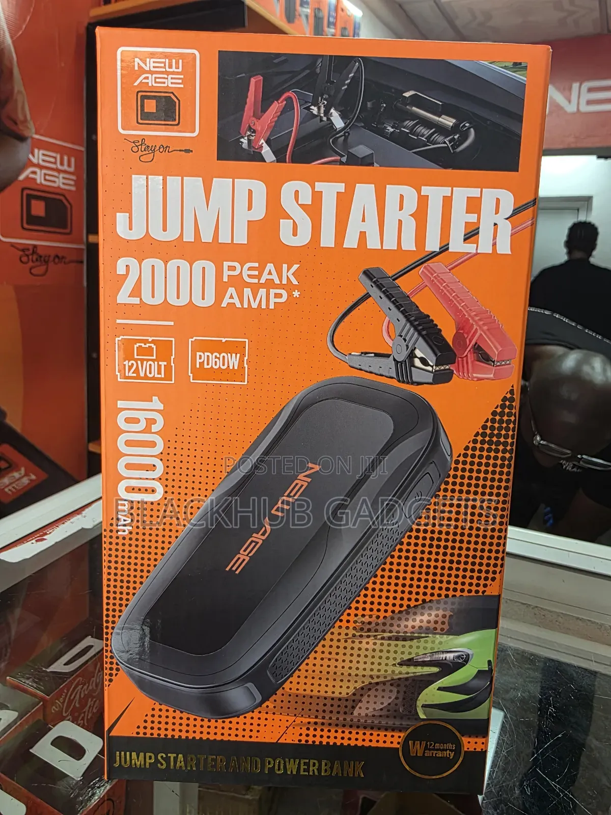 New Age Car Jump Starter and Power Bank