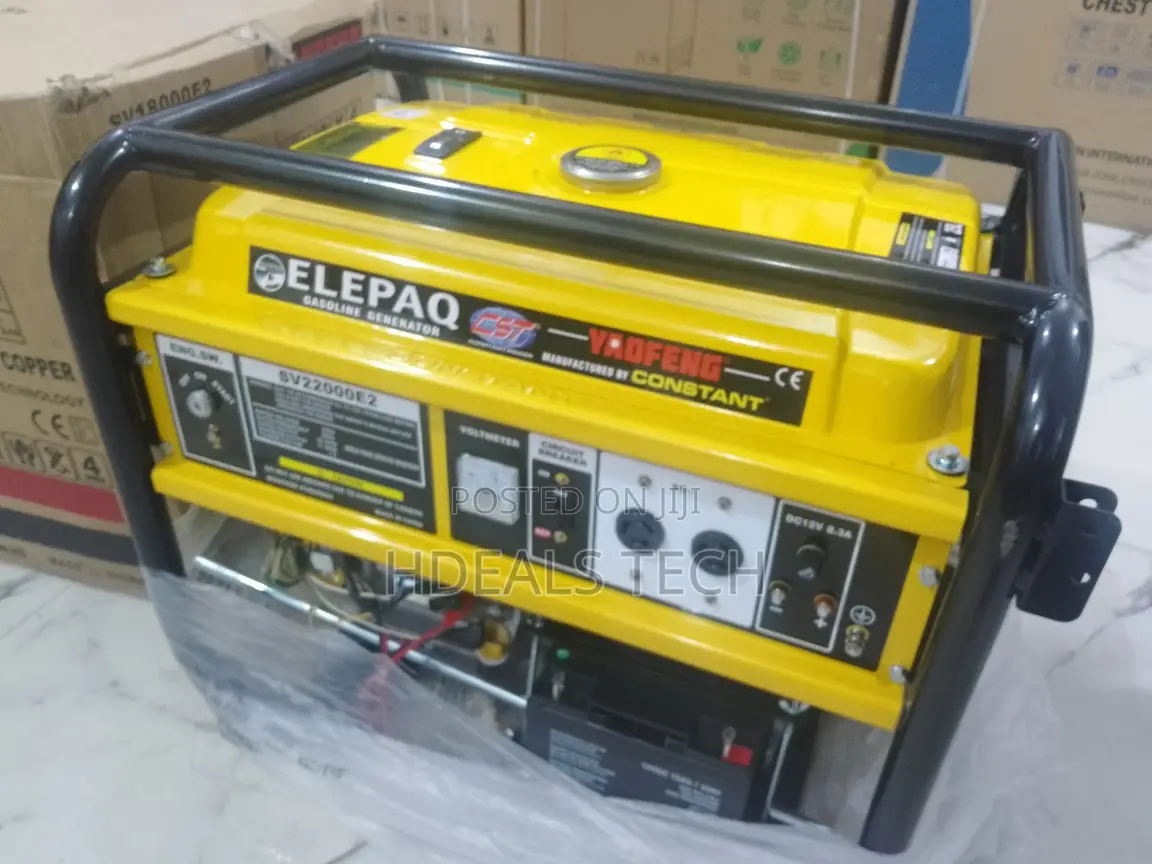 Elepaq Constant Sv22000e2 11kva Generator With Key Start