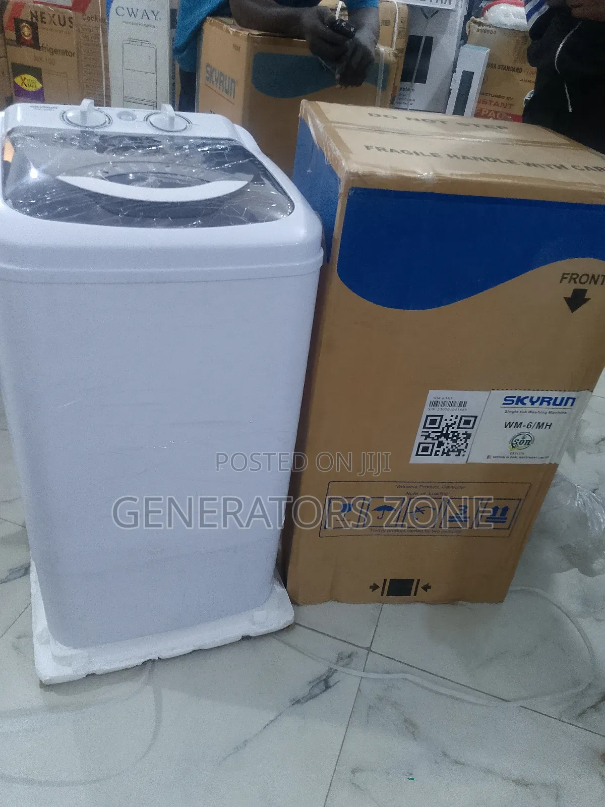 Skyrun 6kg Twin Tub Washer – Easy to Use, Easy to Maintain