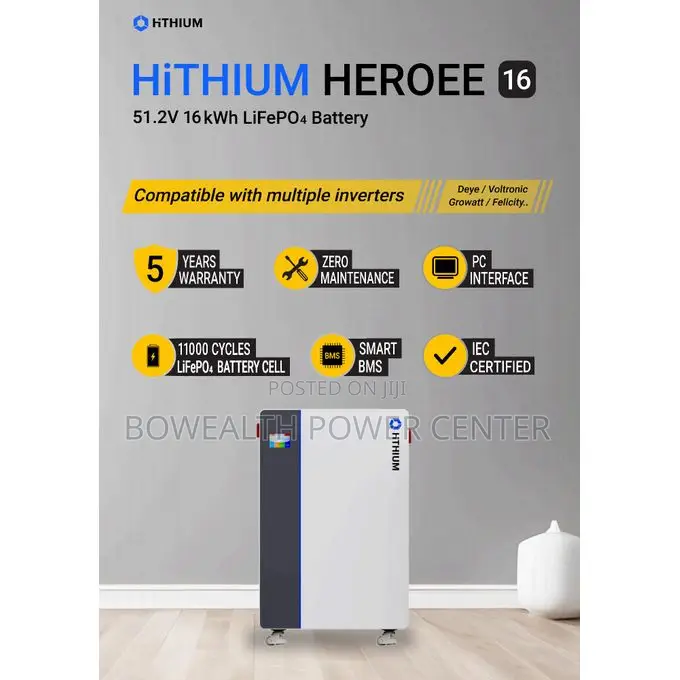 Hithium Heroee 16 51.2v 16kwh Lithium Battery