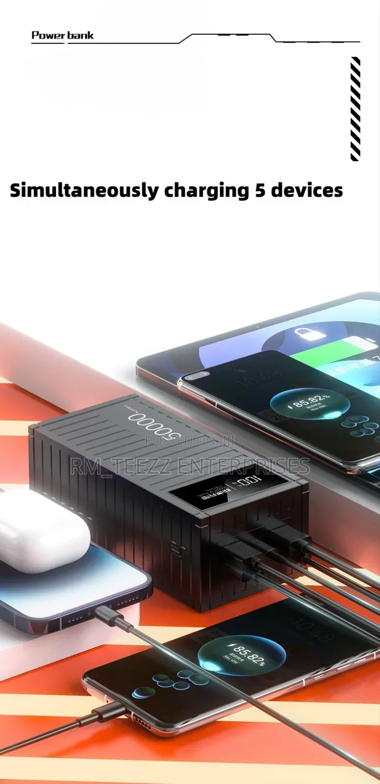 20,000mah 22.5w Fast Charge 66w High-Capacity Powerbank