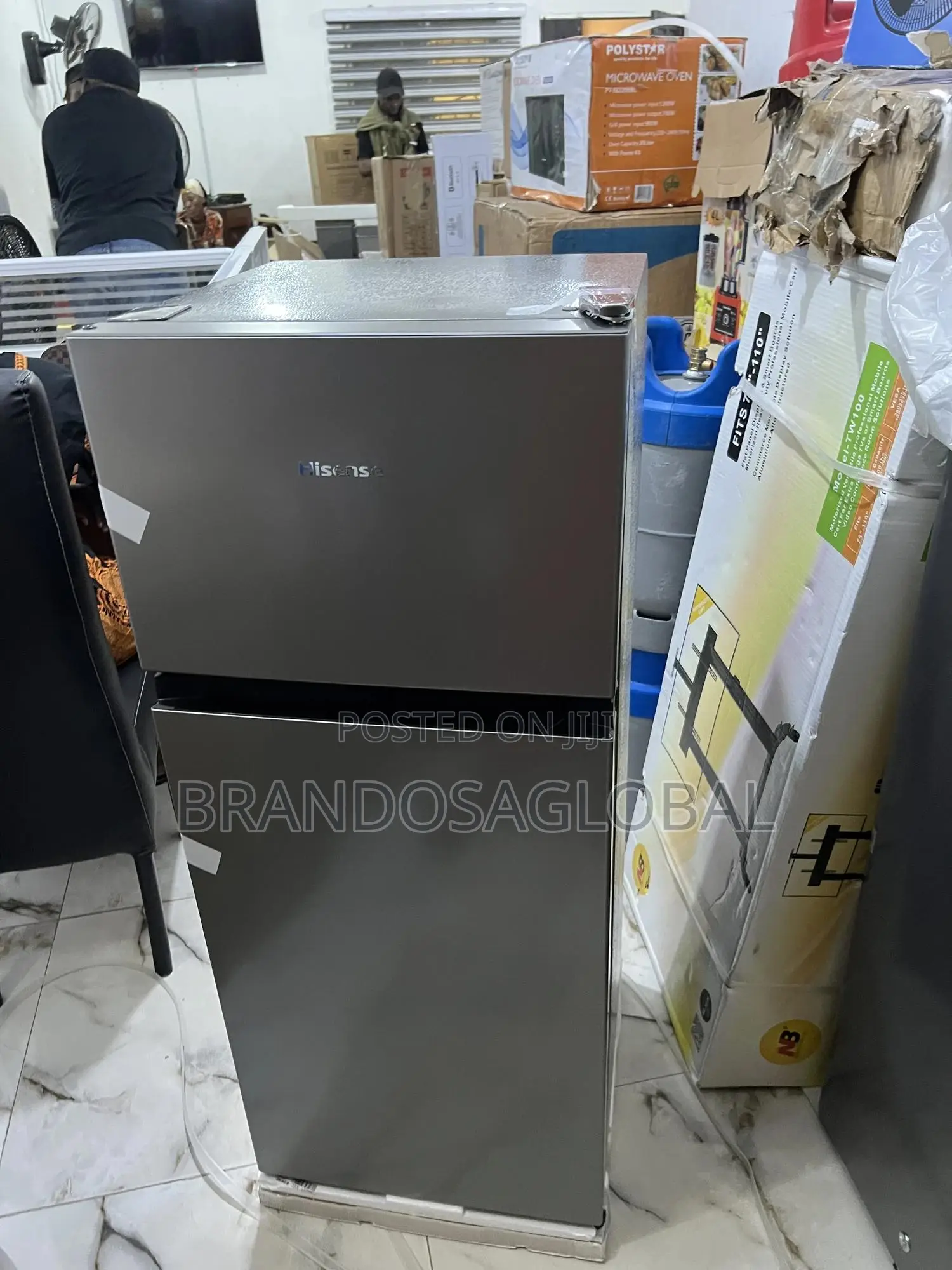 Stylish Hisense Double Door Fridge – 124 Litres