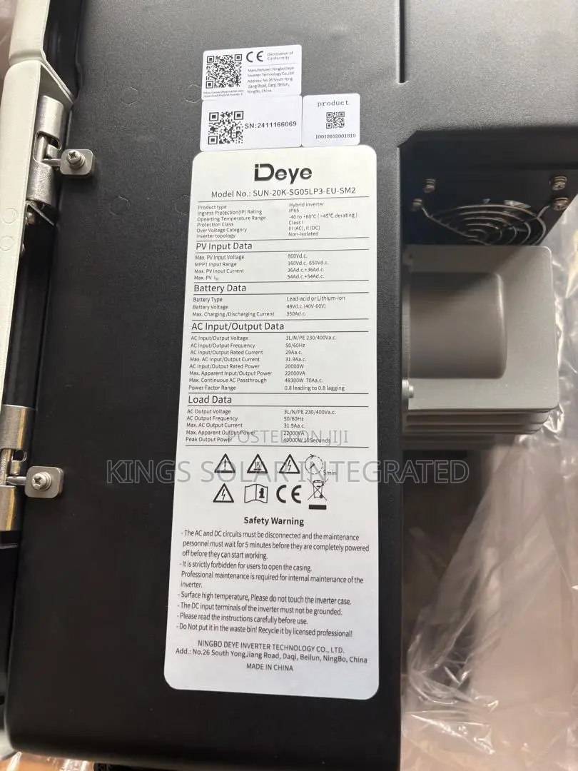 Deye Inverter 3phase
