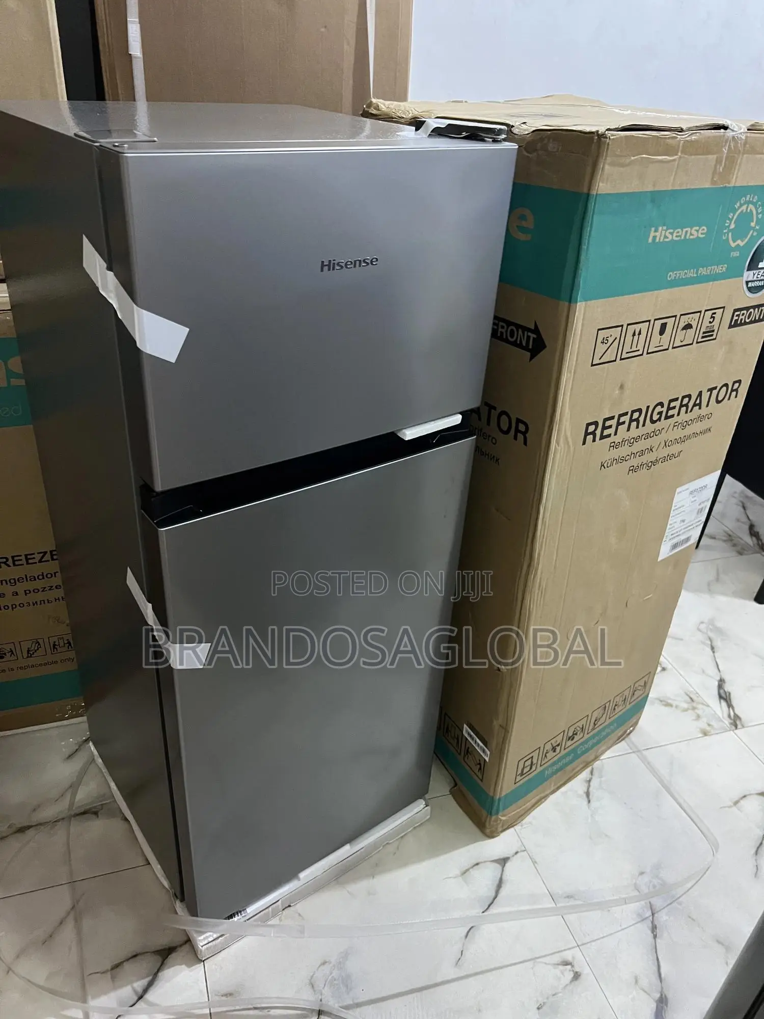 Hisense Fridge 124l With Dual Door Cooling