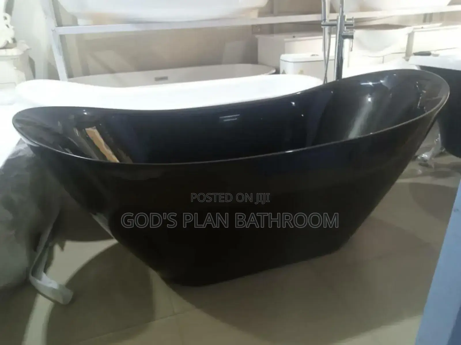England Acrylic Bathtub Black