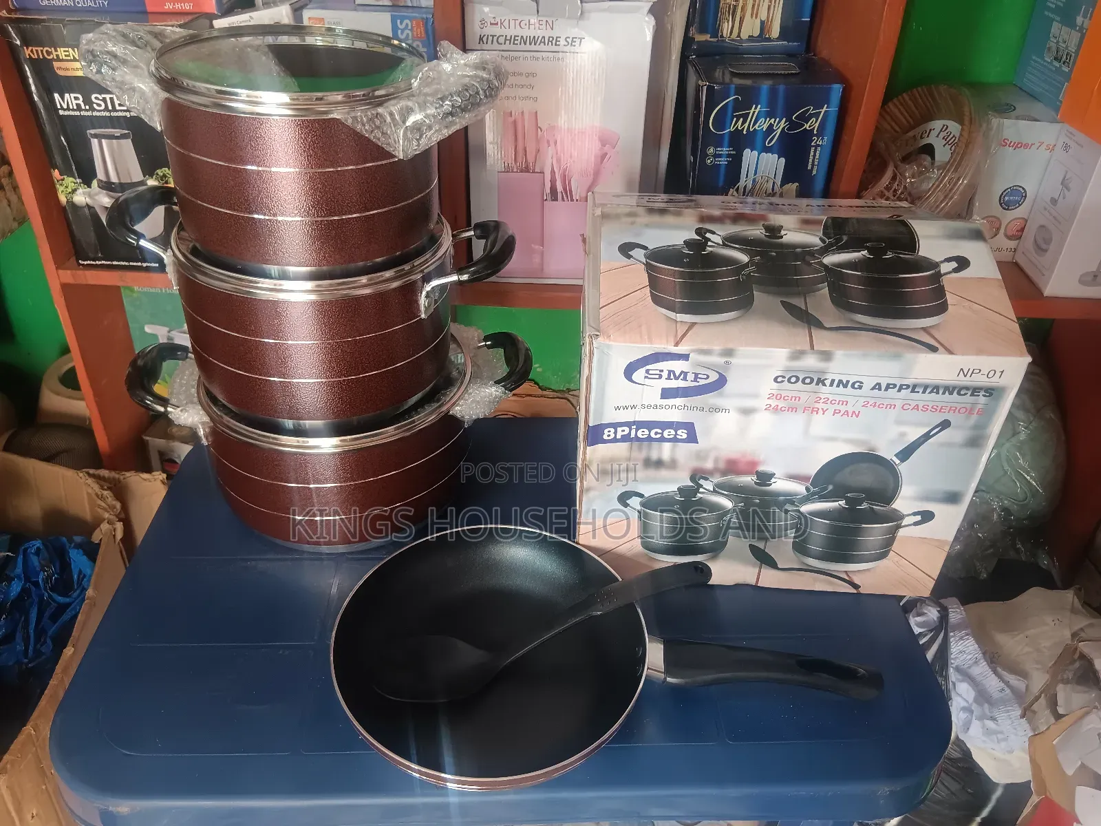 Smp 8pcs Cookware