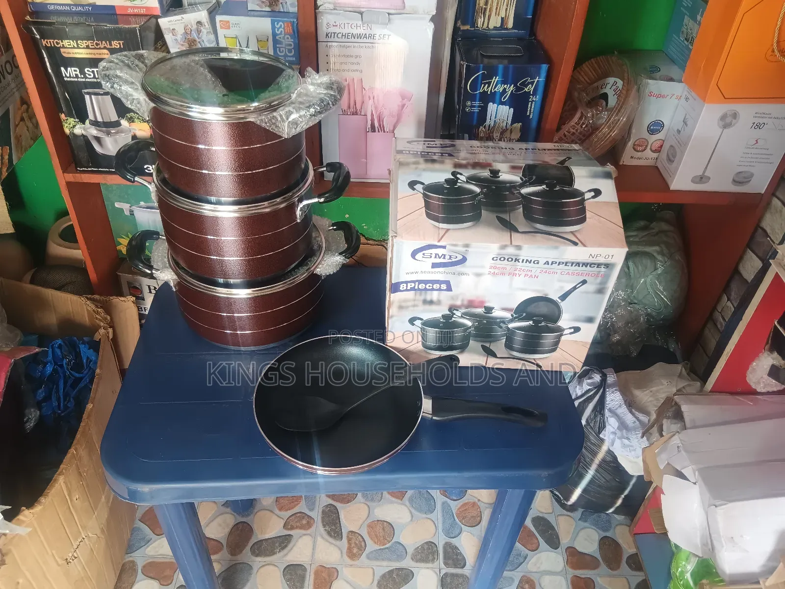 Smp 8pcs Cookware