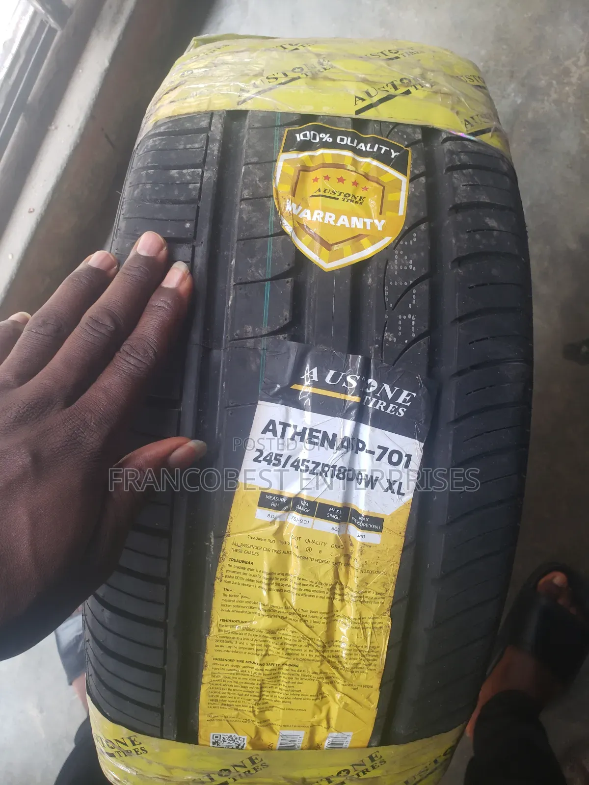 245/45r18 Austone Tyre