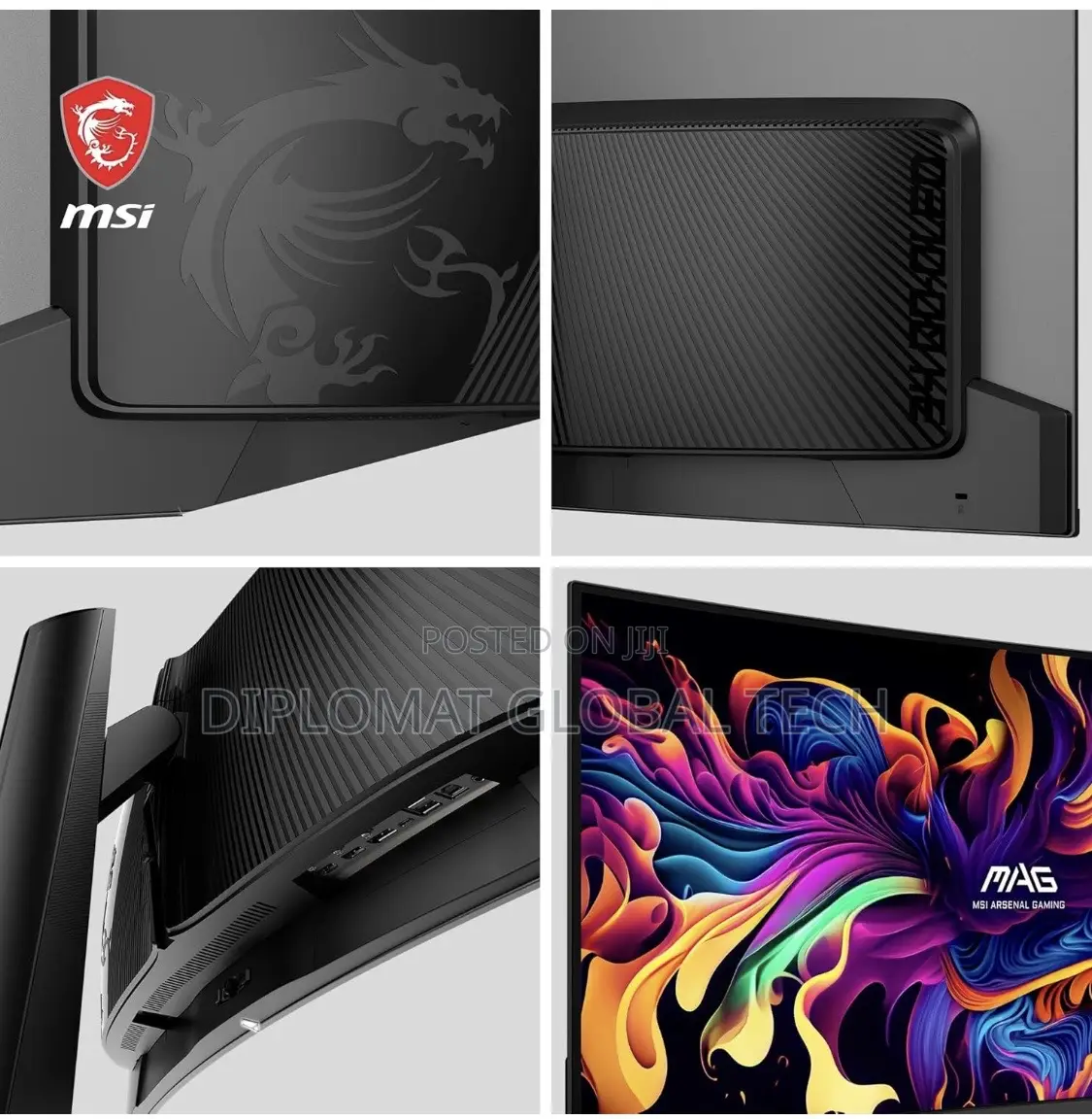Msi Mag 341cqp Qd-Oled 34 Inch Uwqhd Curved Gaming Monitor - 1800r, 34