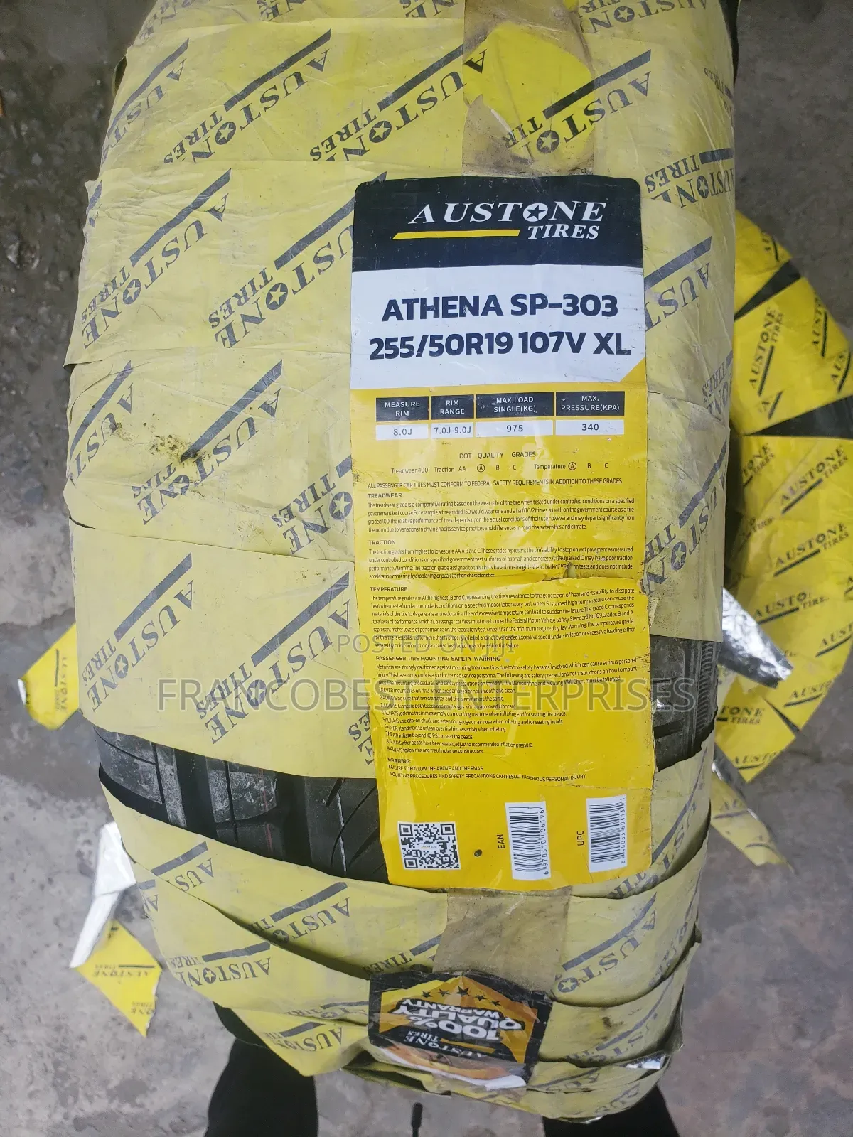 255/50r19 Austone Tyre