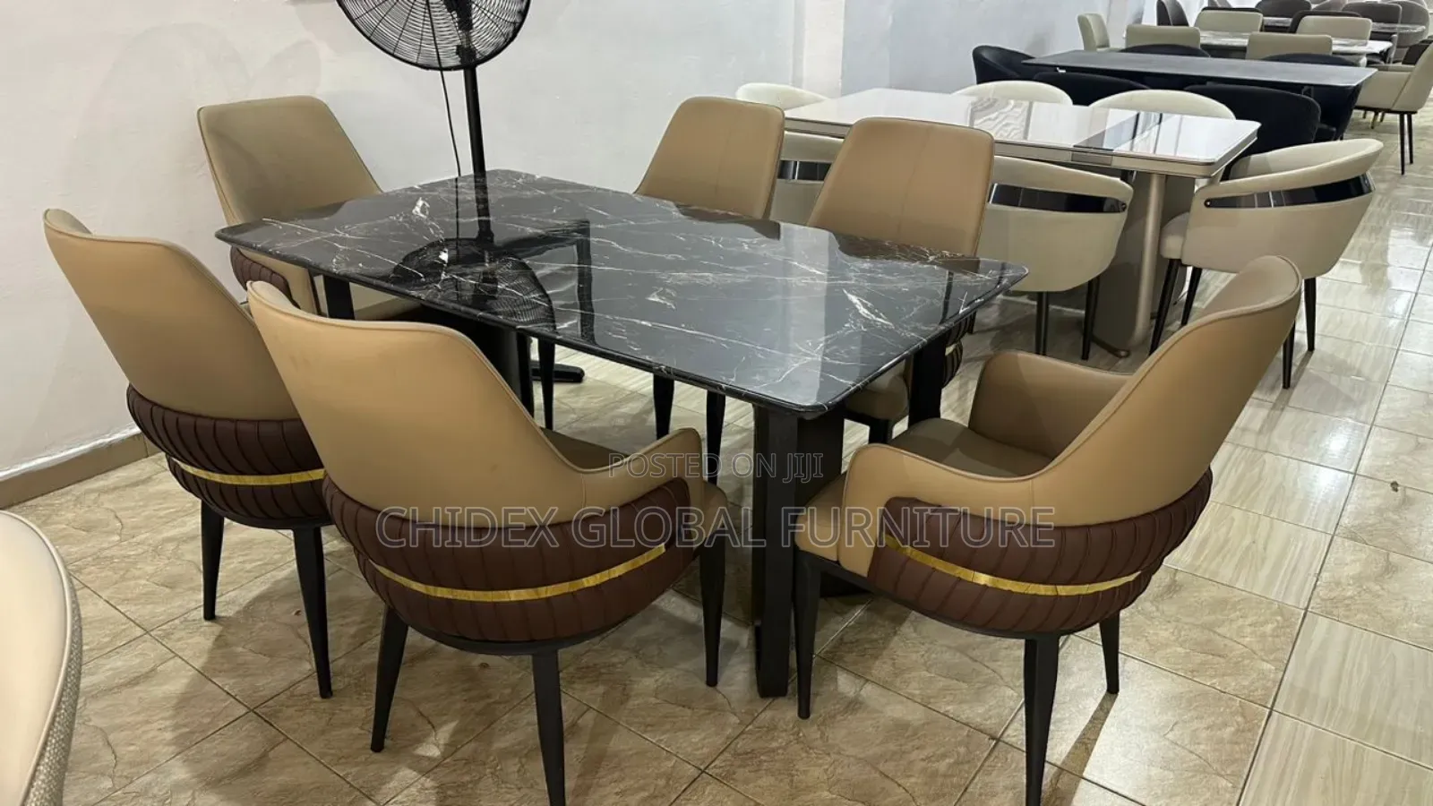 Executive Turkish Simple Dining Tables With Leather Chairs