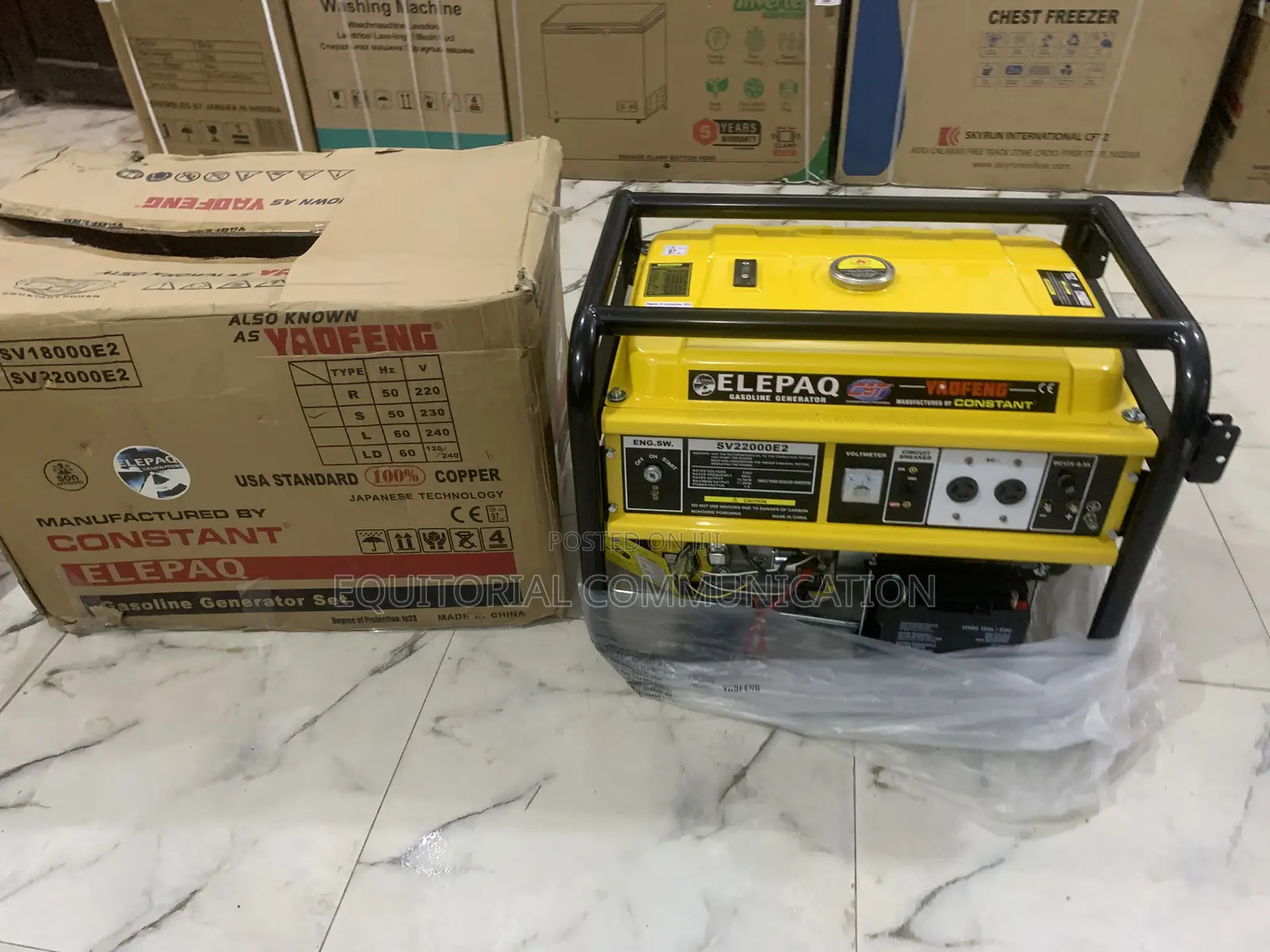 Elepaq 11kva Generator With Avr – Sv22000e2 Model