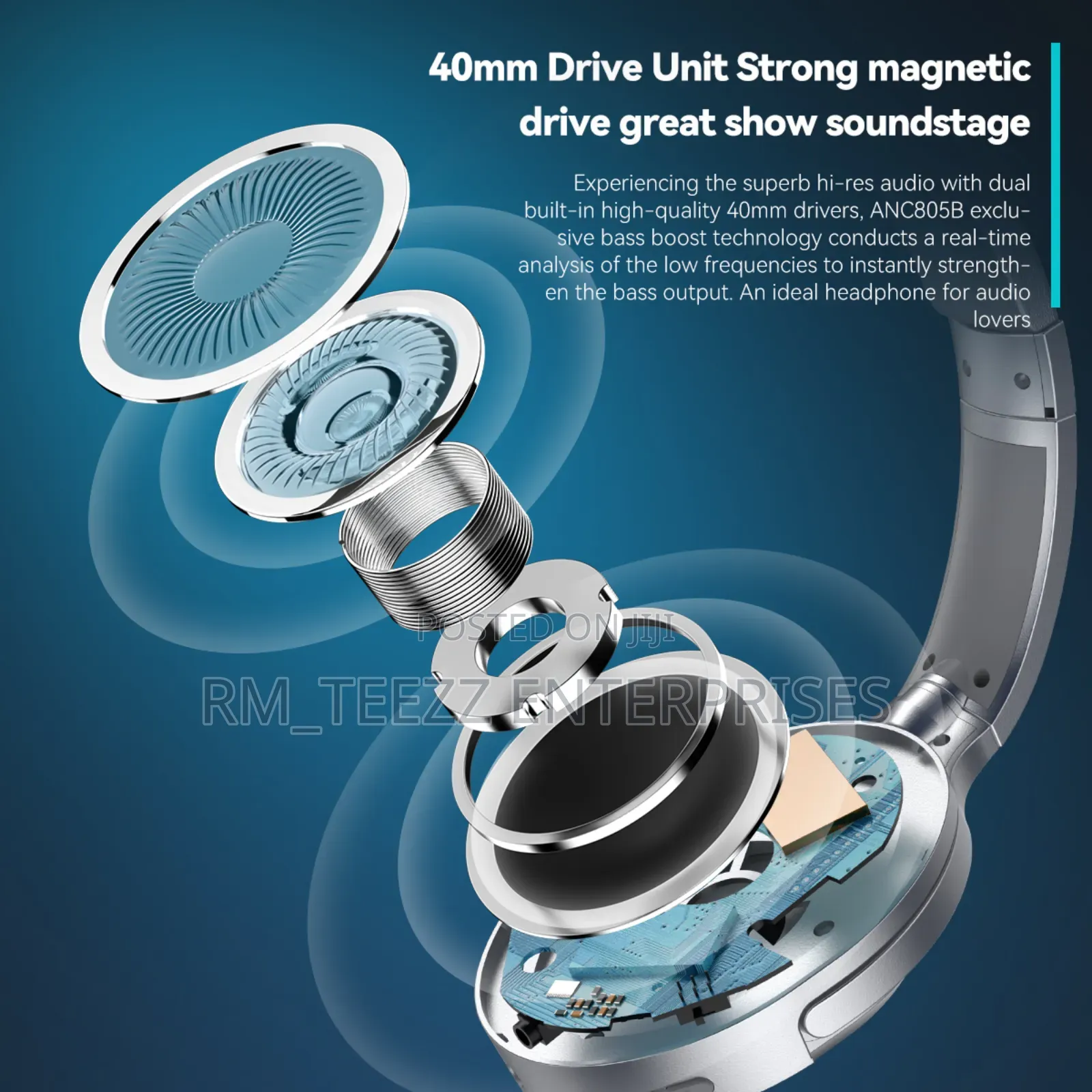 Siindoo Anc805b Active Noise Cancelling Wireless Headphones With Case