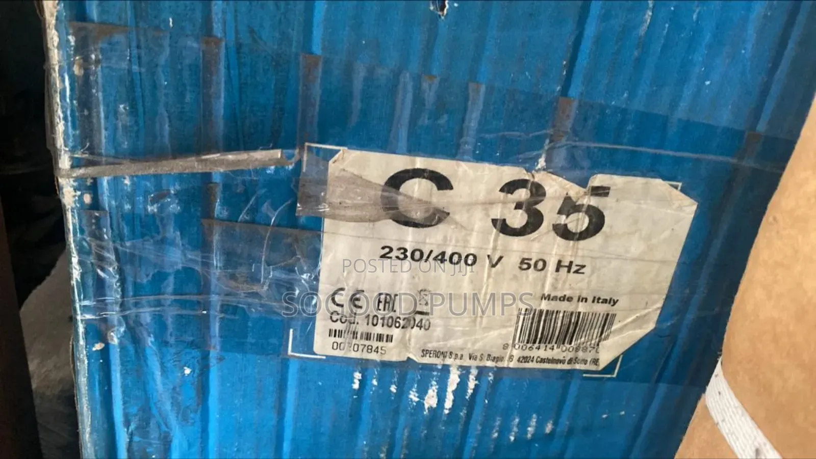 Speroni Surface Pump Type 1.1kw/1.5hp 400v