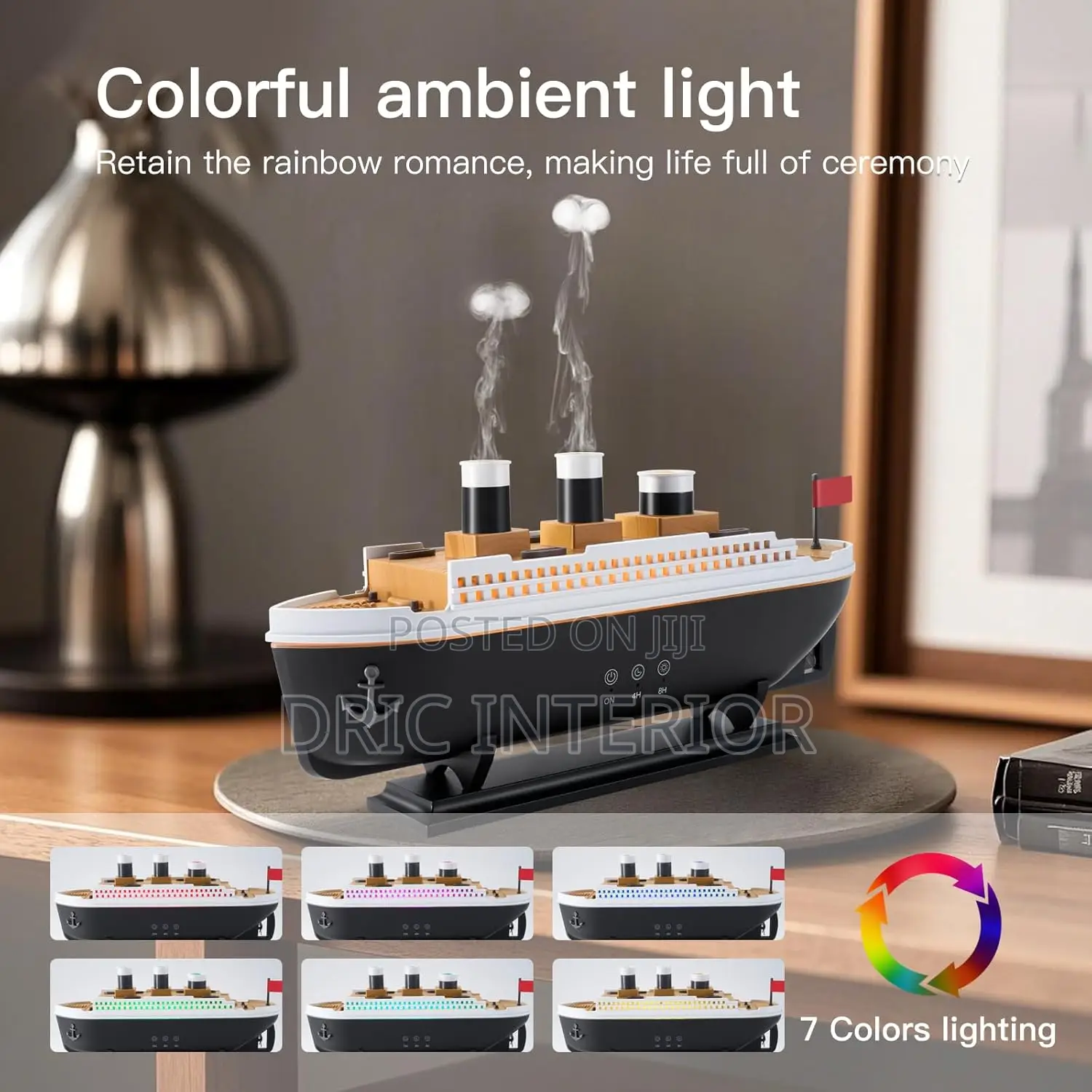 Titanic Humidifier Essential Oil Diffuser Home Aromatherapy Device