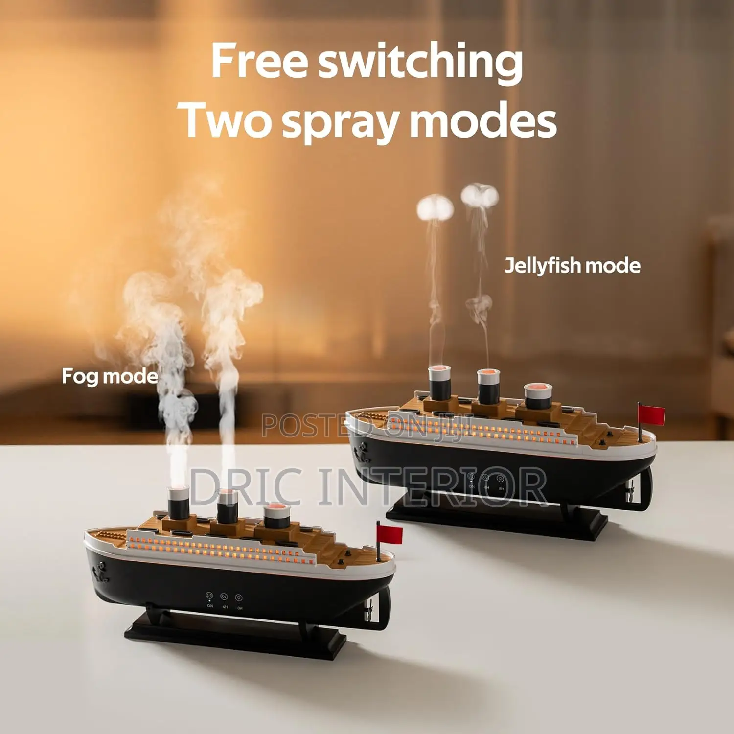 Titanic Humidifier Essential Oil Diffuser Home Aromatherapy Device