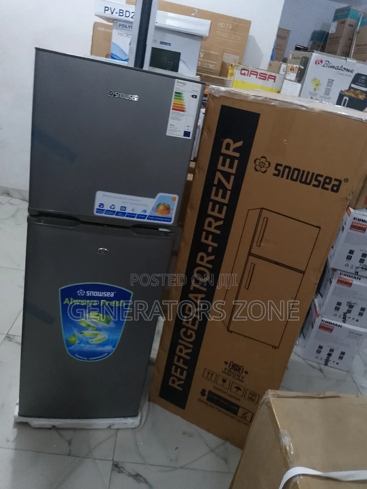 Snowsea BCD 198 Reliable 150l Refrigerator Freezer