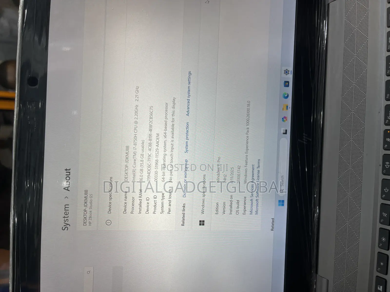 Laptop HP ZBook Studio G5 16GB Intel Core I7 SSD 512GB