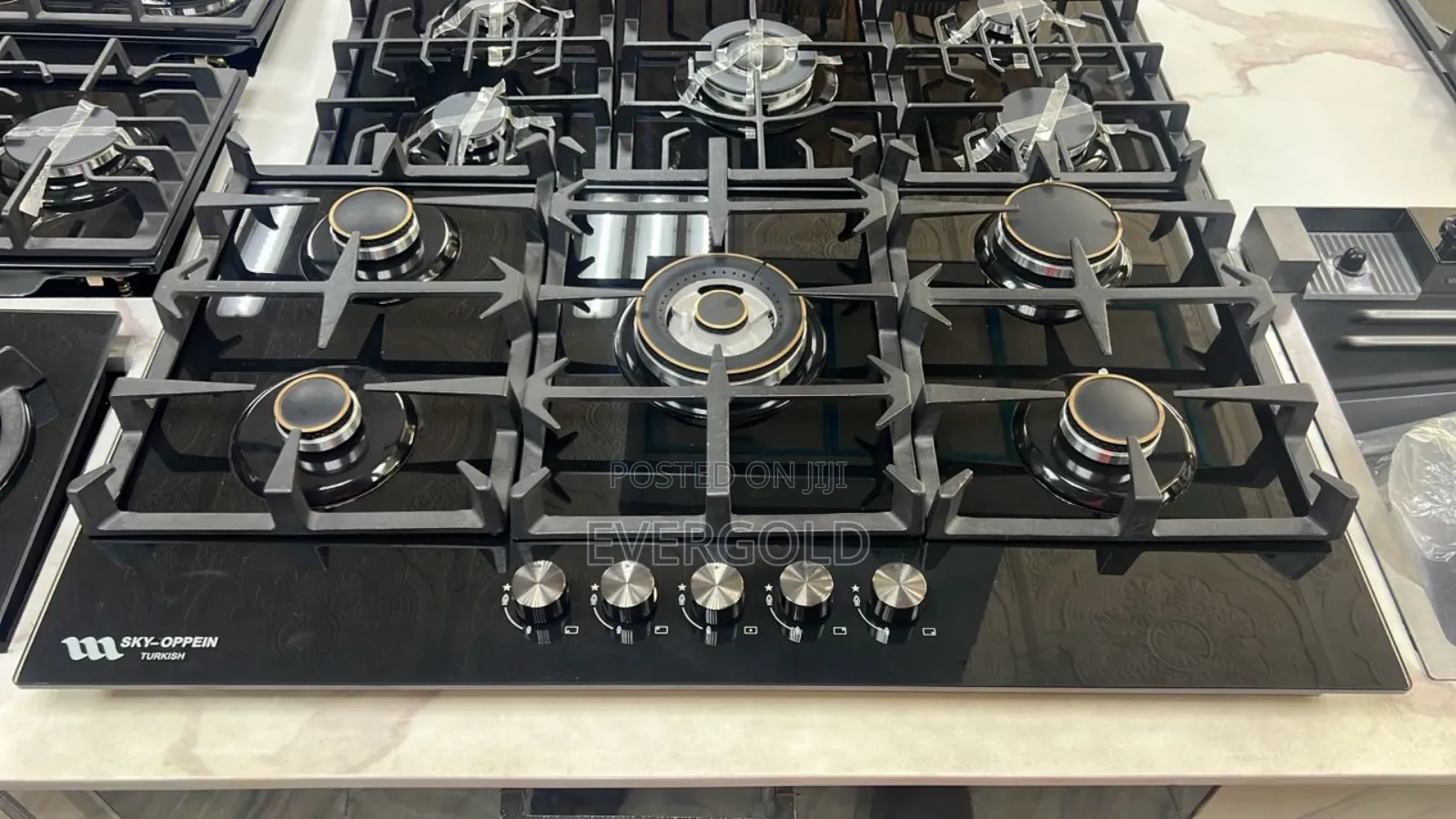 5  Burner Built-in Gas Cooker Available