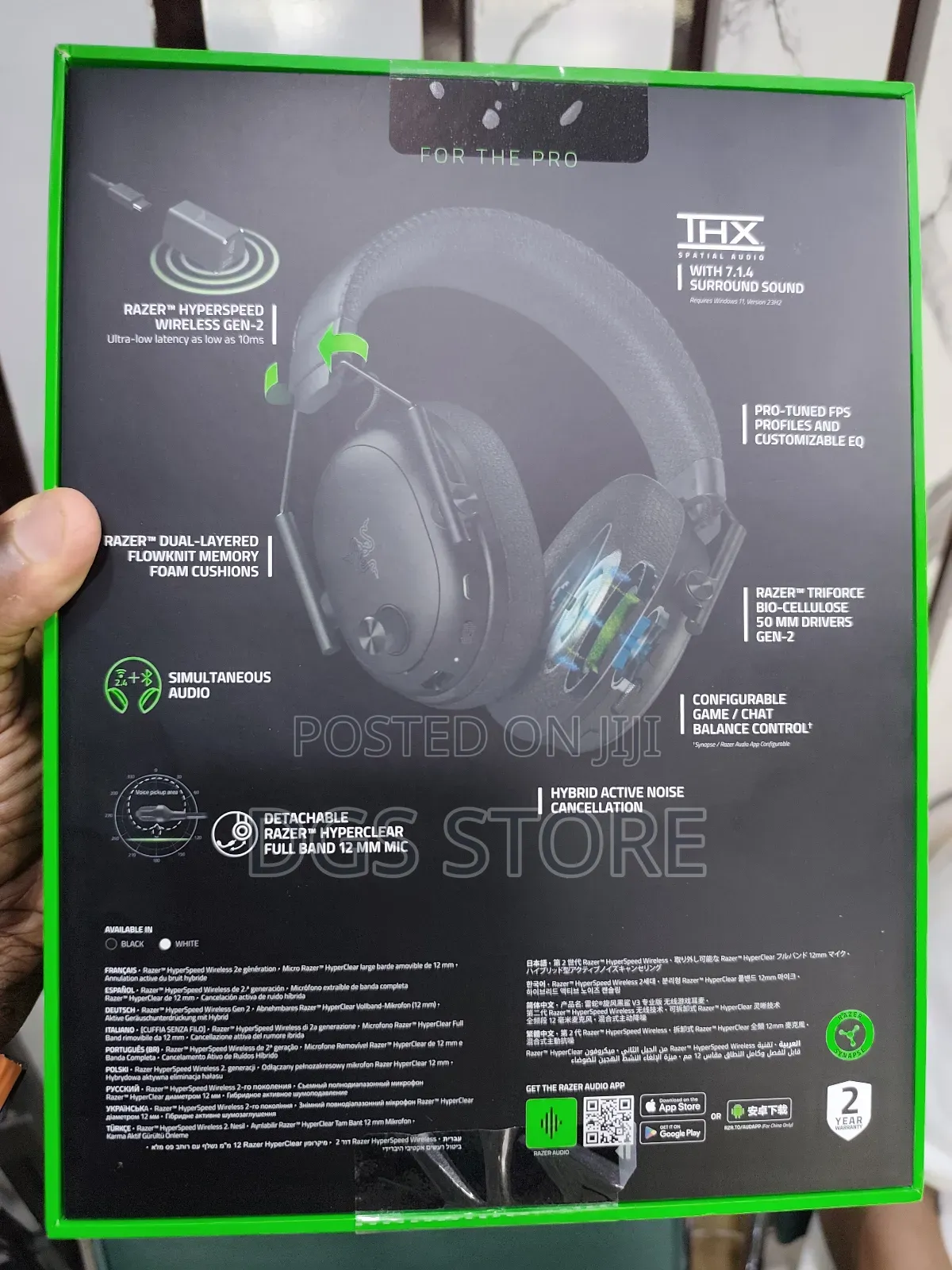 Razer Blackshark V3 Pro Wireless Anc Headphone