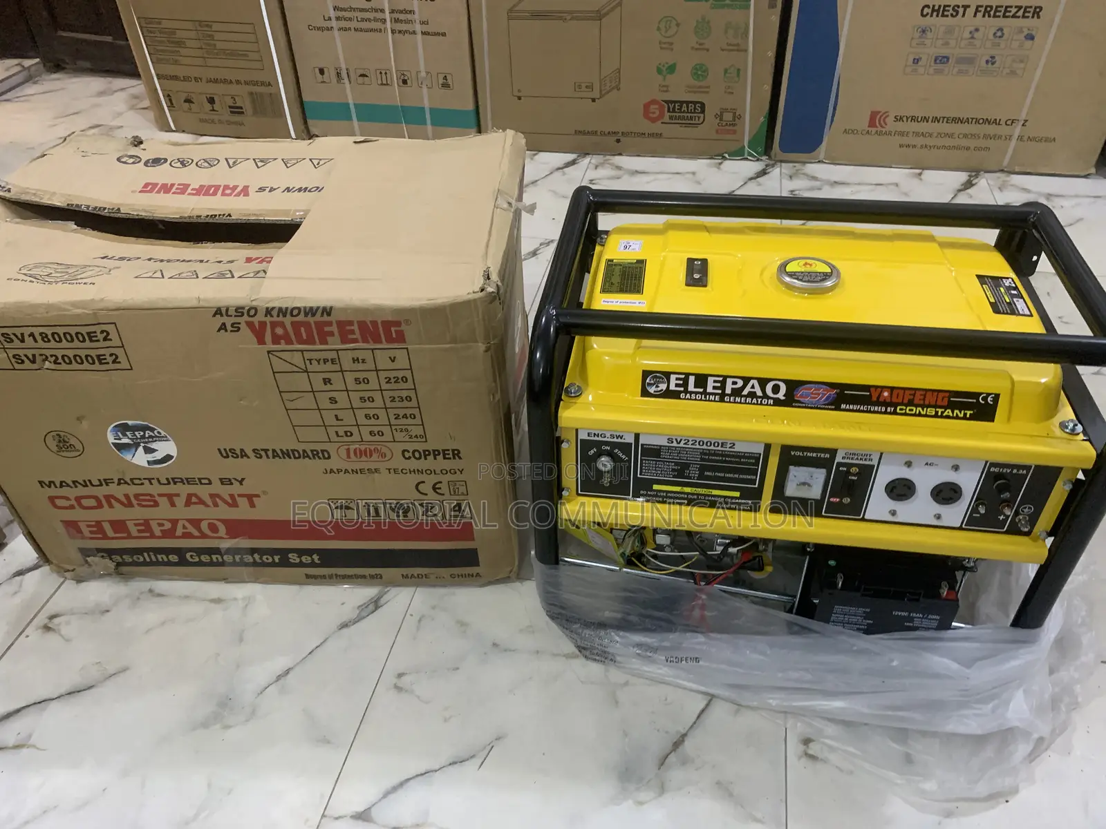 11kva Elepaq Petrol Generator – Uninterrupted Power Supply