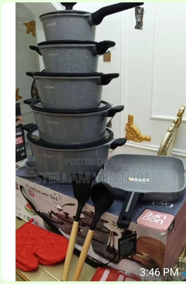 16pcs Original Granite Cookware