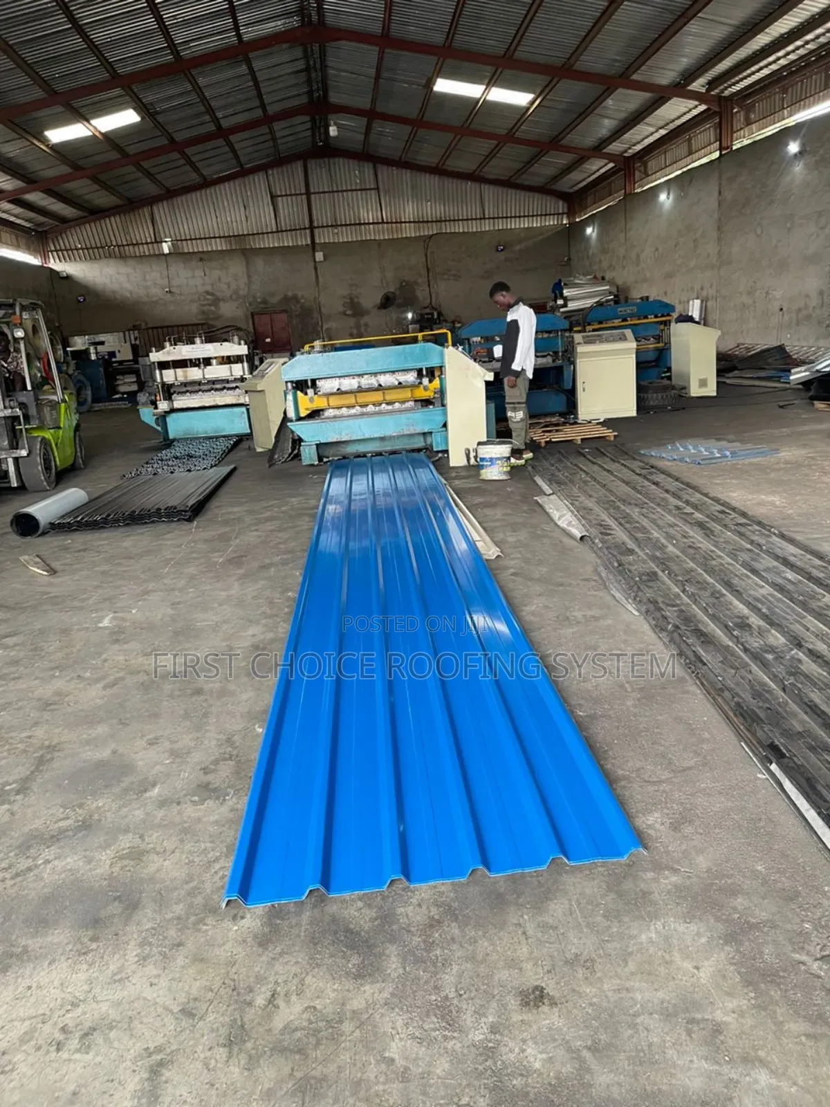 Oven Baked Aluminium Roofing Sheets Long Sparn Design