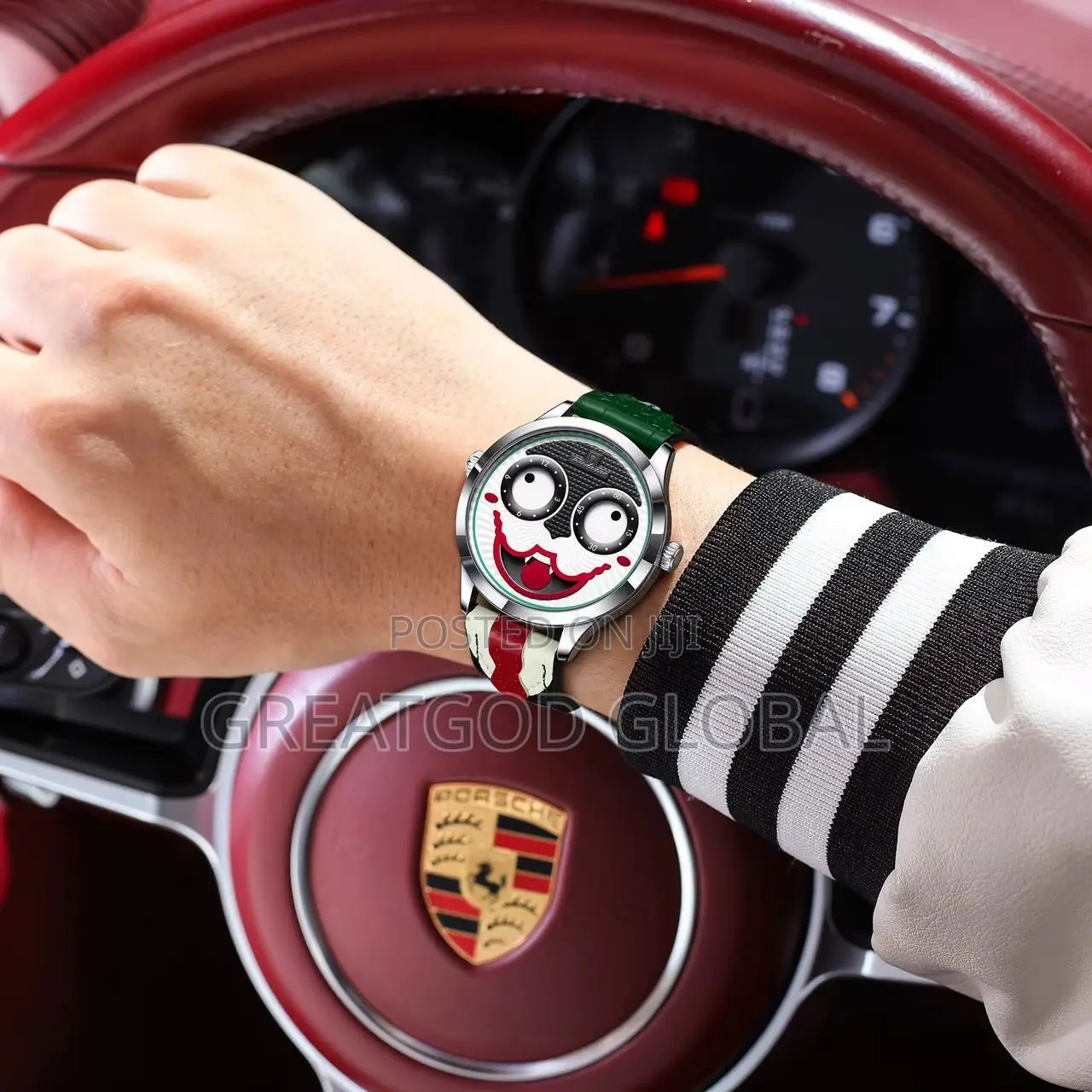 Poedagar Leather Wristwatch Newly Released Unique Design