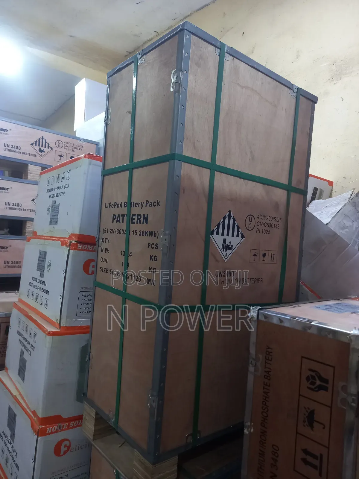 Pattern Solar Lithium Iron Battery 15kwh 51.2v
