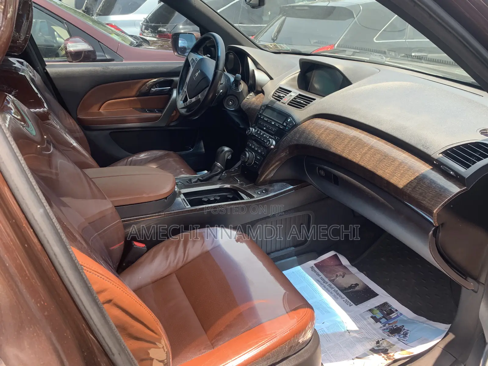 Acura MDX Advance Package SUV AWD (3.7L 6cyl 6A) 2013 Brown