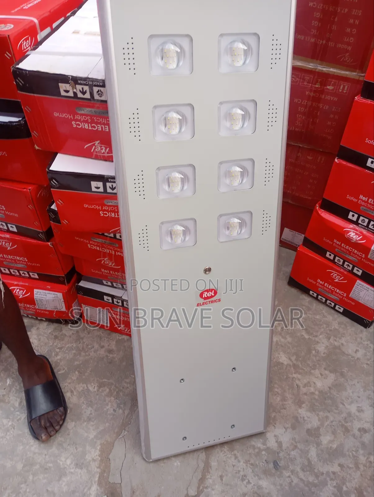 100w Itel Solar Street Light Very Much Available in Stock