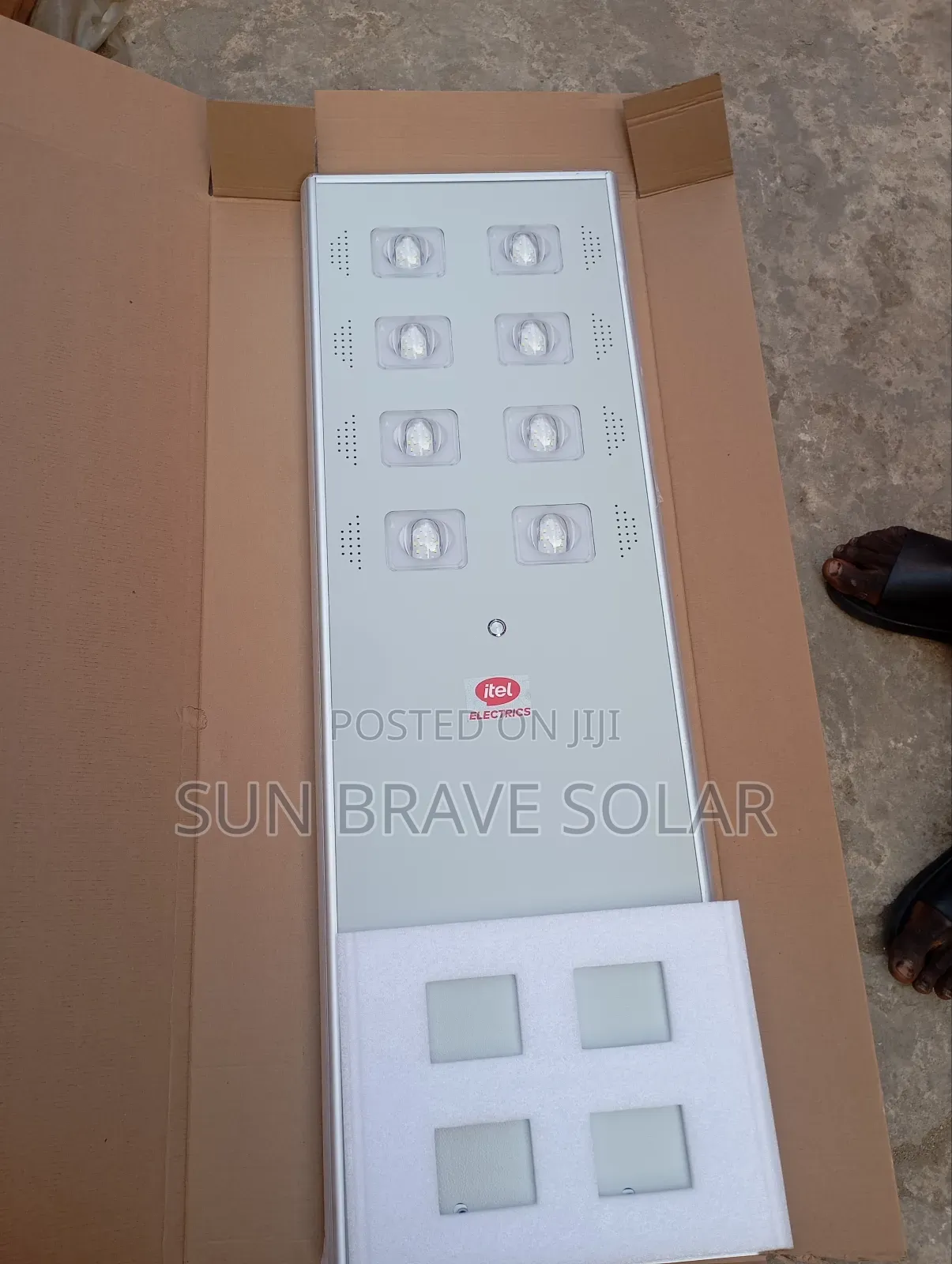 100w Itel Solar Street Light Very Much Available in Stock