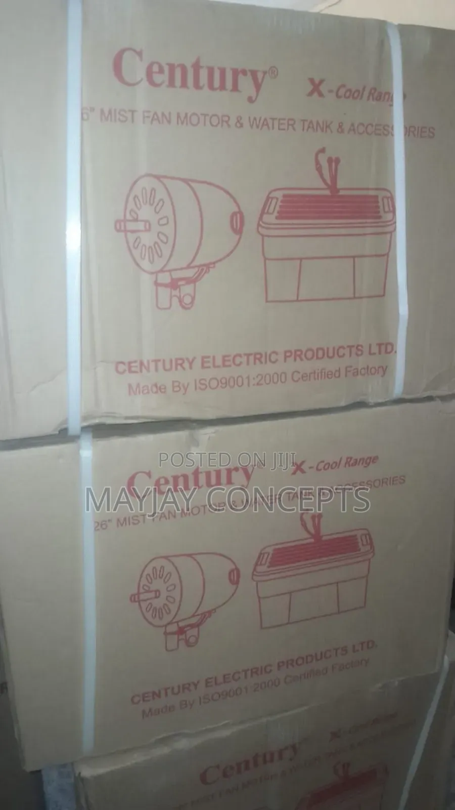 Century 26" Industrial Mist Fan for Indoor and Outdoor Events