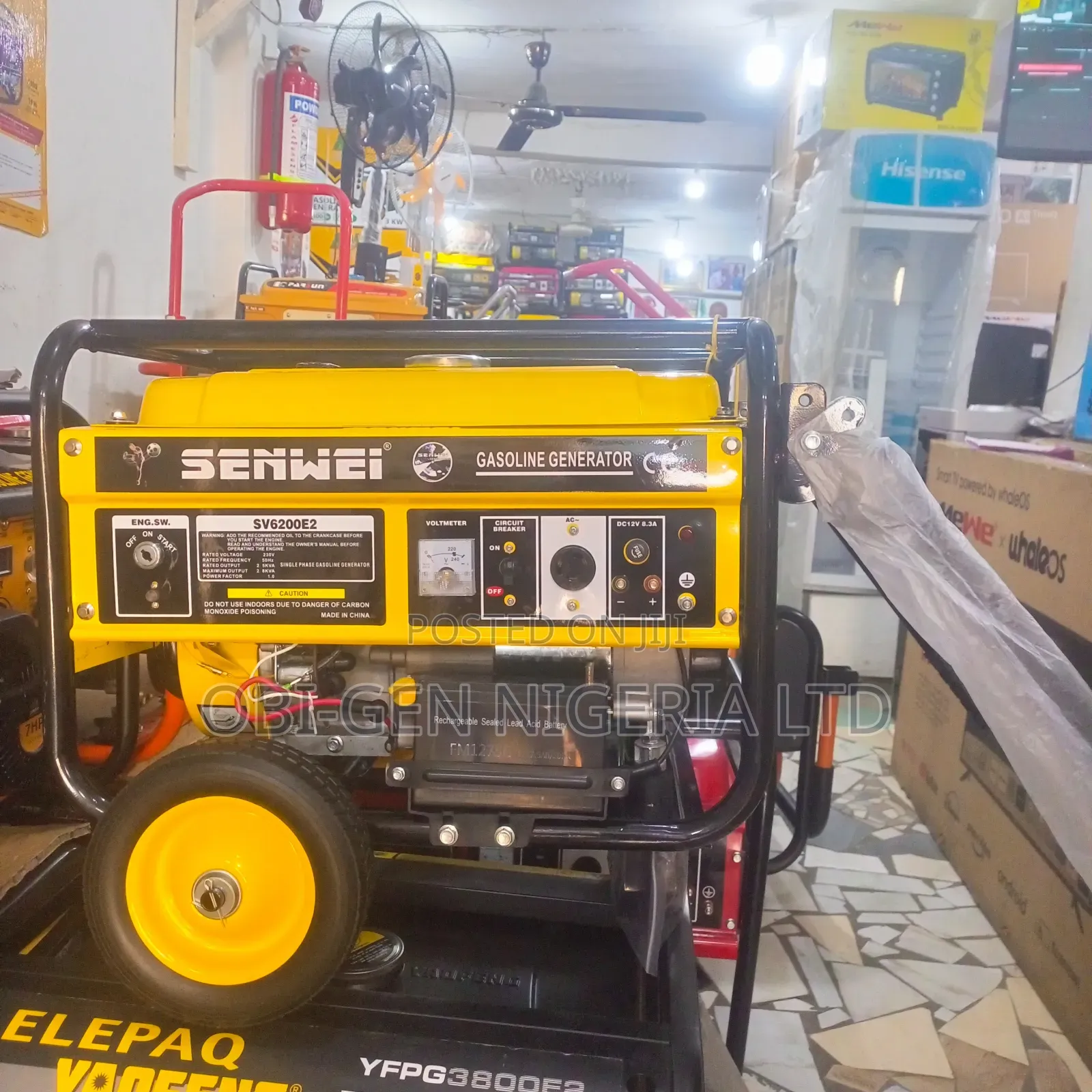 Senwei Sv6200e2 3.0kva Key-start Gasoline Generator Set