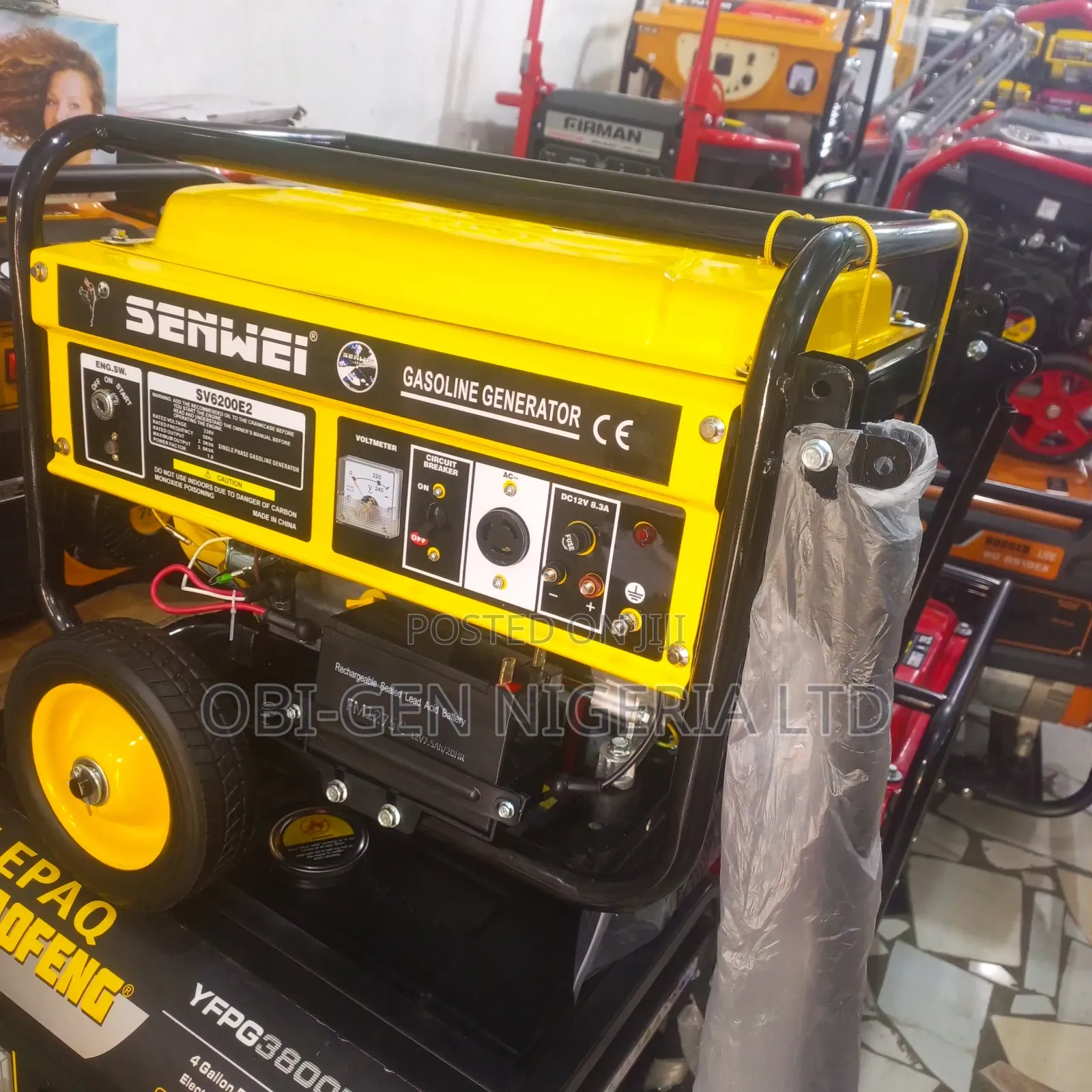 Senwei Sv6200e2 3.0kva Key-start Gasoline Generator Set
