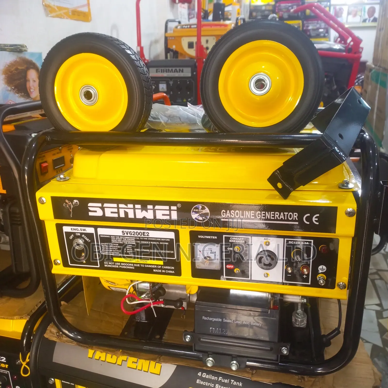 Senwei Sv6200e2 3.0kva Key-start Gasoline Generator Set