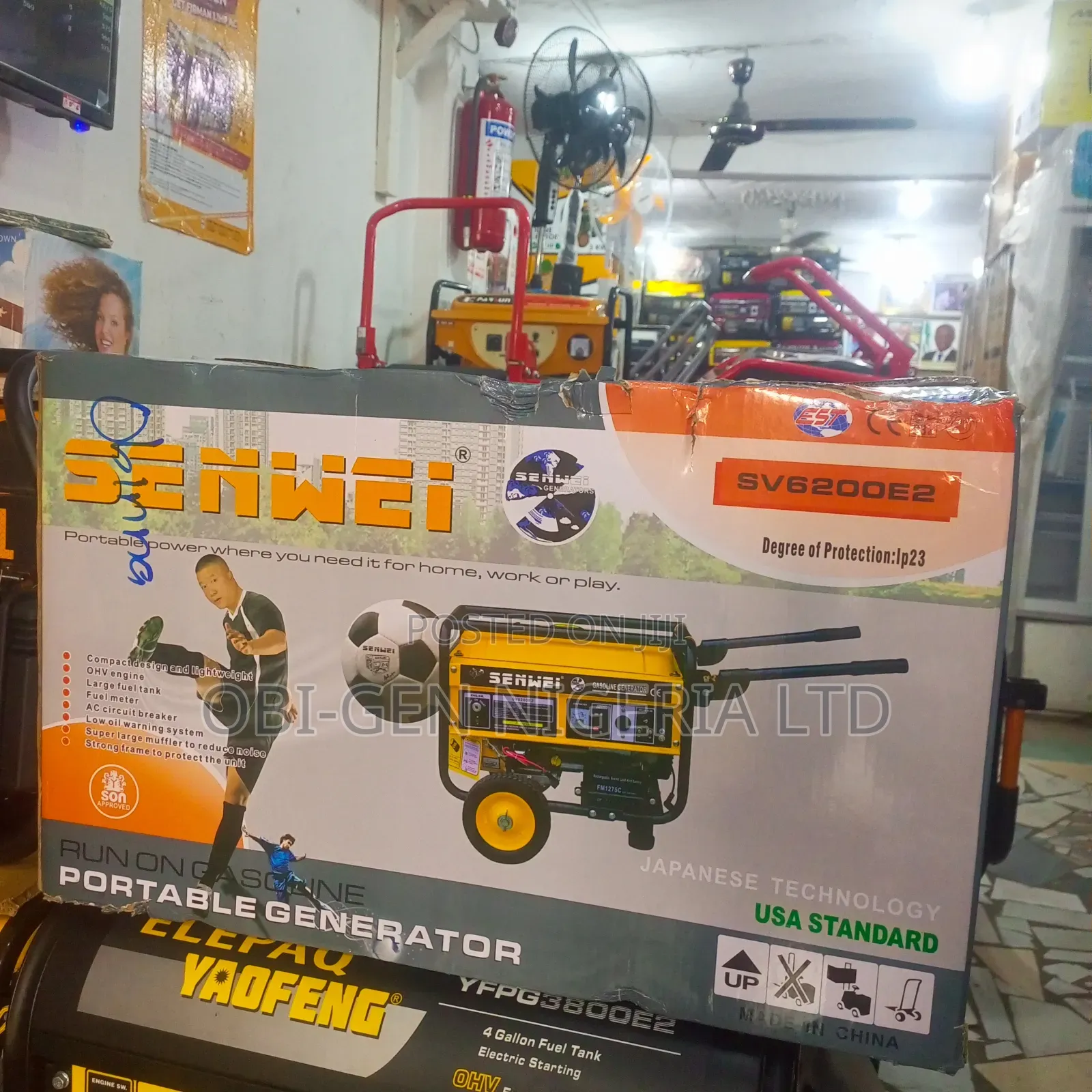 Senwei Sv6200e2 3.0kva Key-start Gasoline Generator Set