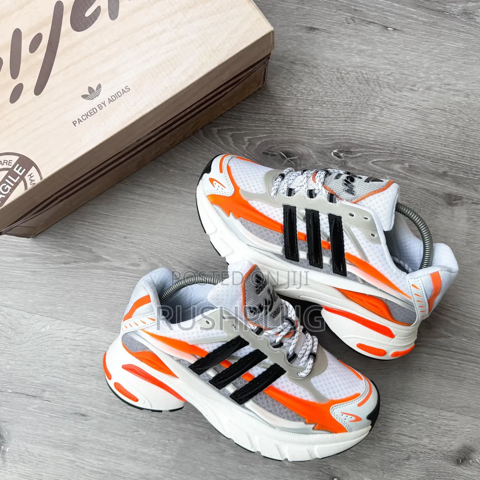 Pharrell X Adidas Adistar Jellyfish “Focus Olive Orange”