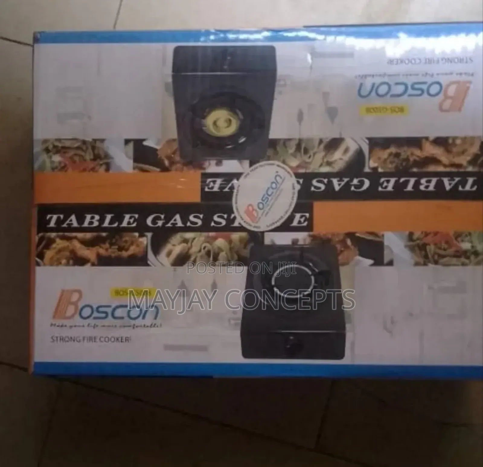 Boscon Single Infrared Table Gas Burner/Stove-no Flame,No Smoke