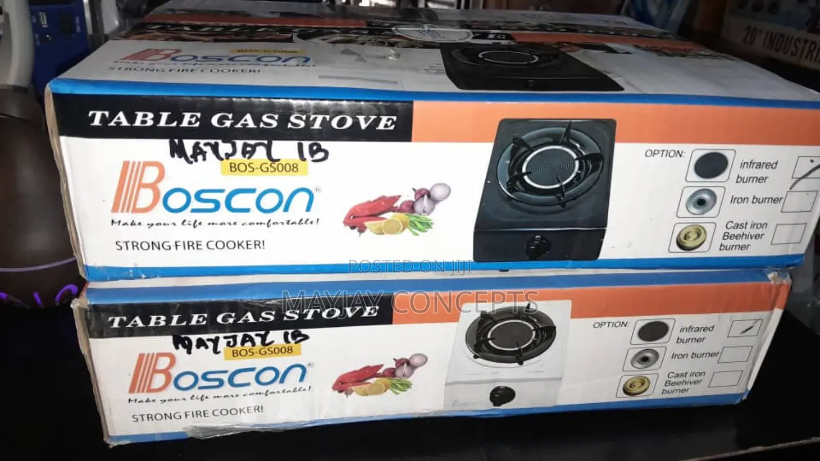 Boscon Single Infrared Table Gas Burner/Stove-no Flame,No Smoke