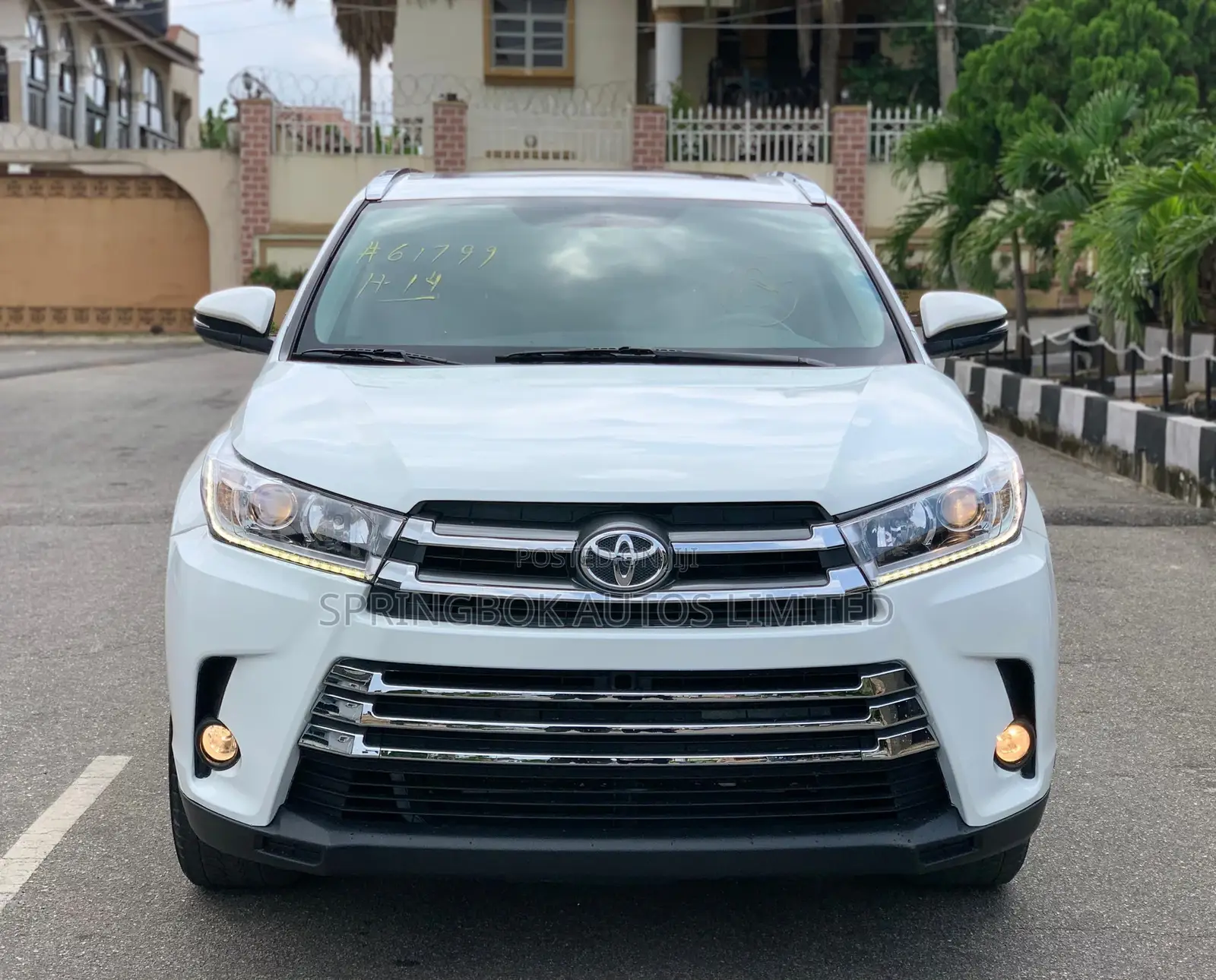 Toyota Highlander Limited V6 4x4 (3.5L 6cyl 6A) 2016 White