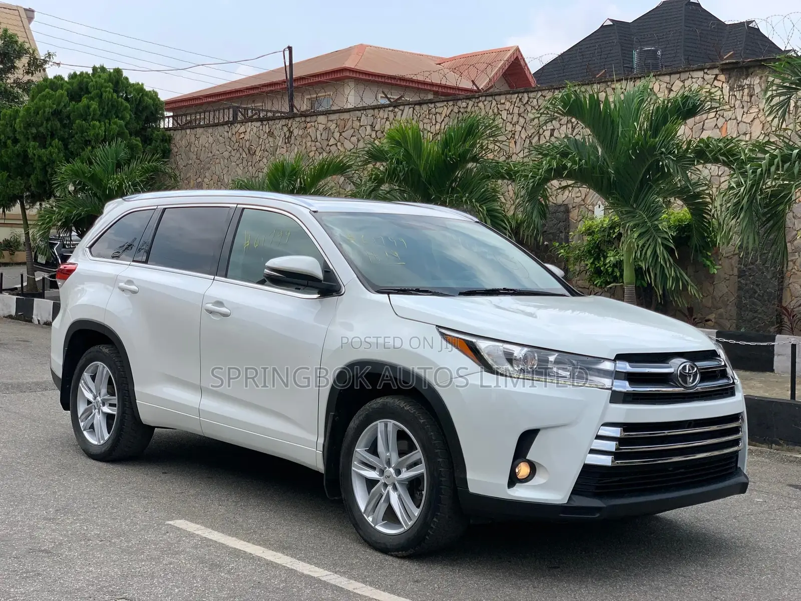 Toyota Highlander Limited V6 4x4 (3.5L 6cyl 6A) 2016 White