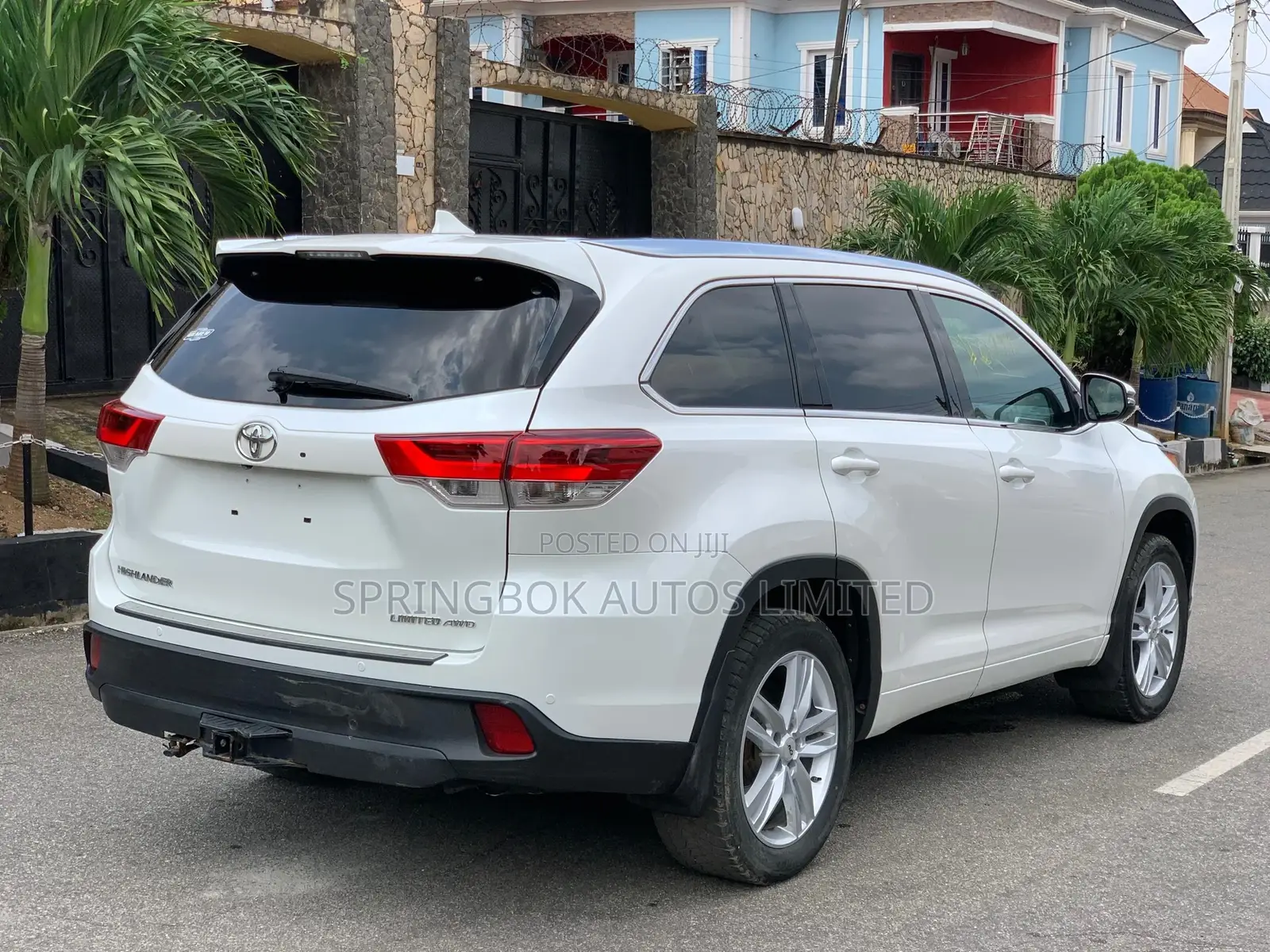 Toyota Highlander Limited V6 4x4 (3.5L 6cyl 6A) 2016 White