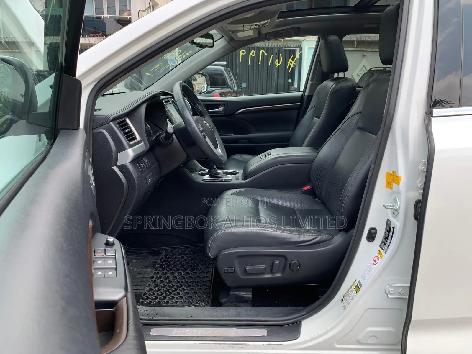 Toyota Highlander Limited V6 4x4 (3.5L 6cyl 6A) 2016 White