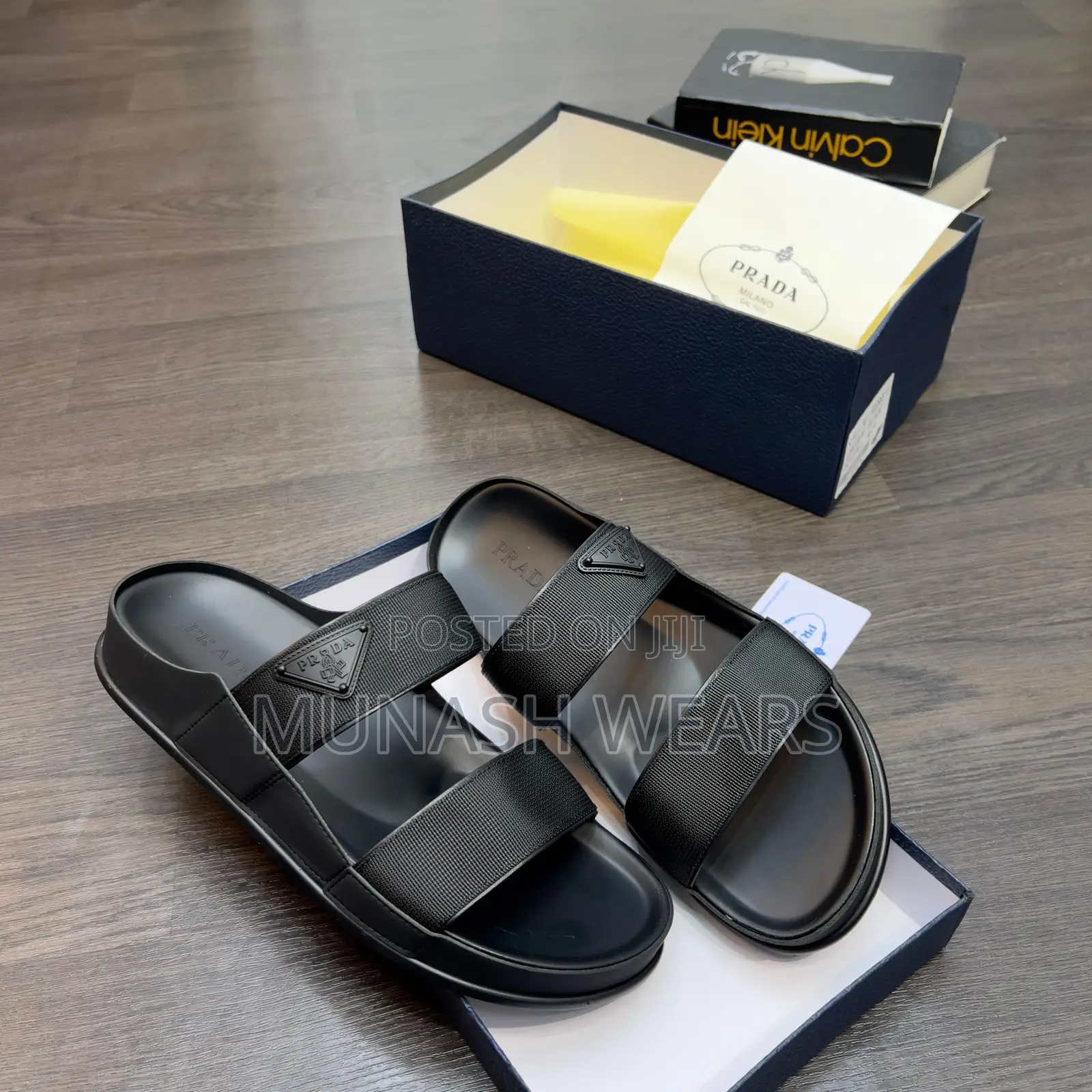 Prada Double Belt Slide 40-46