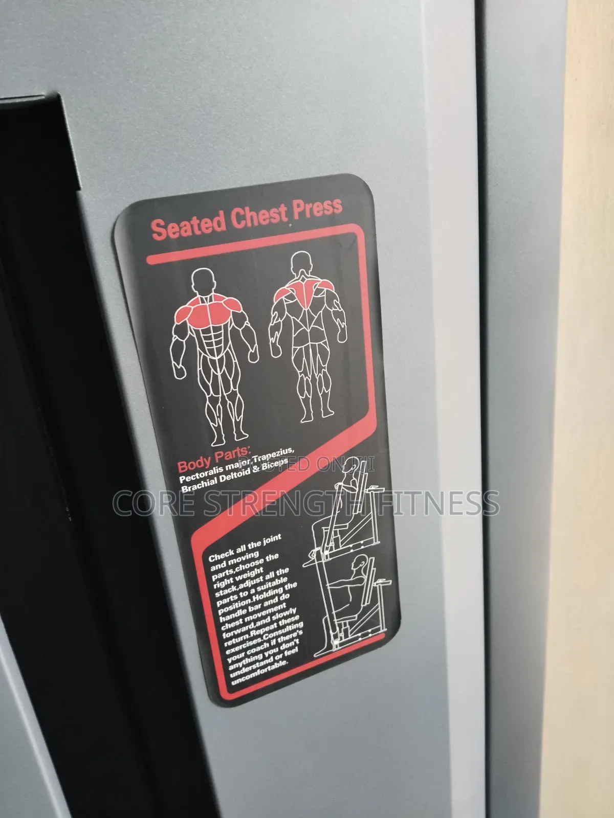 Commercial Seated Chest Press Machine