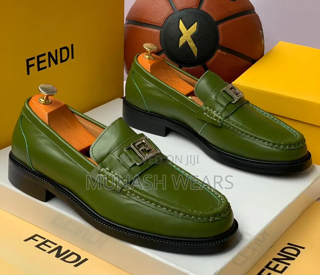 Fendi Classic Shoes Available on Black and Green 40-46