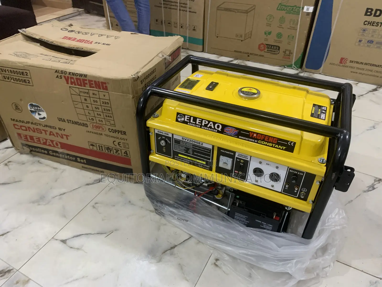 11kva Generator With Large Tank – Elepaq Sv22000e2