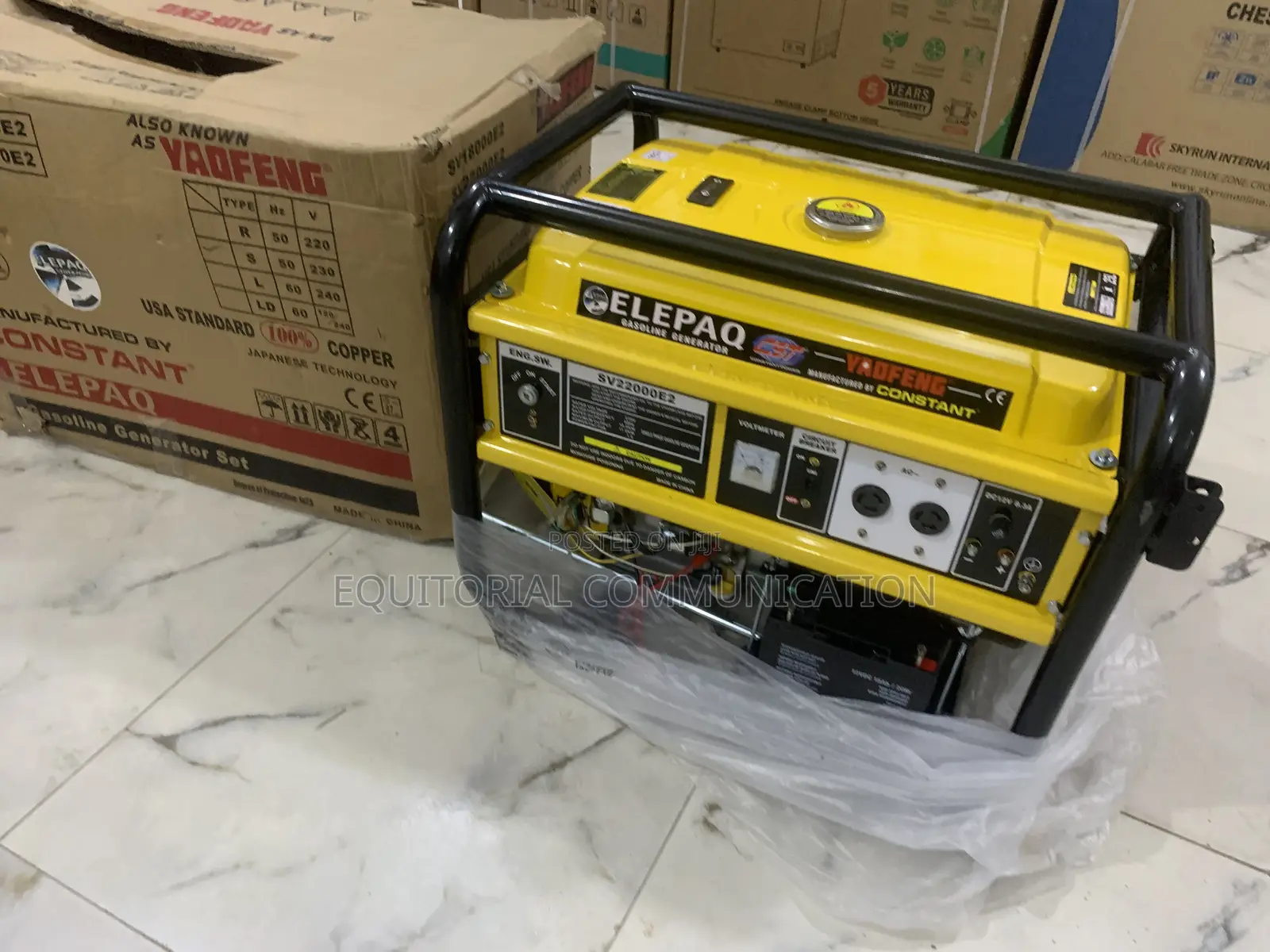 Elepaq 11kva Generator – Perfect for Construction Sites